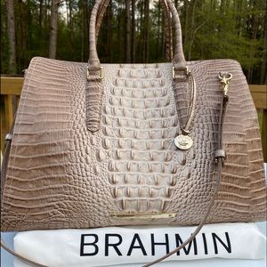 Brahmin Finley siltstone Melbourne carryall purse